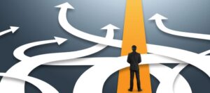 illustration of change management journey