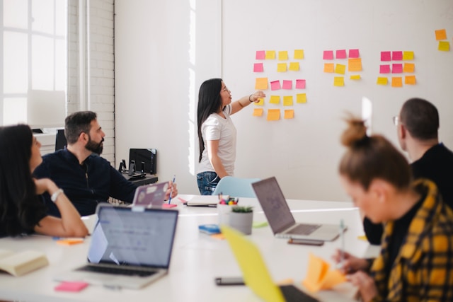 technology-first business culture meeting